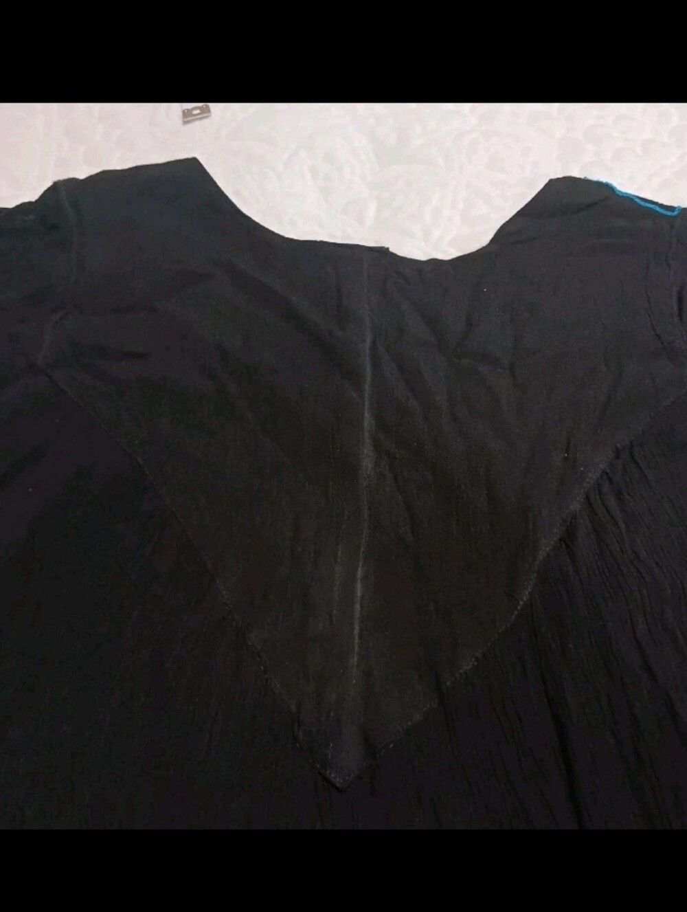 Seven Islands Embroidered Tie Dye Crinkle Rayon Maxi Dress Muu Muu - Picture 4 of 8